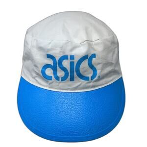 Asics Army Cap White Blue One Size New York City Marathon Hat Running Athletic